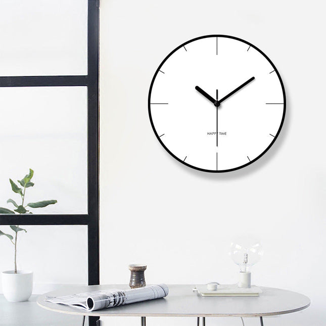 Reloj de pared minimalista para salón