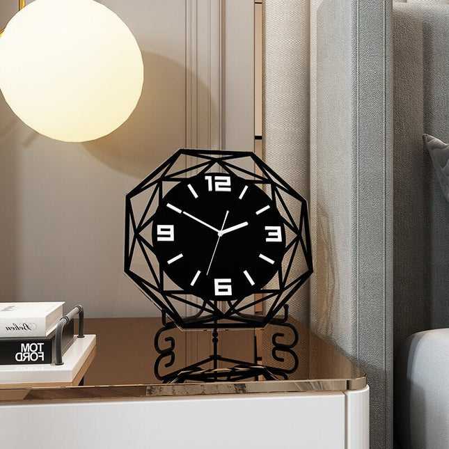 Reloj de sobremesa diseño geométrico moderno