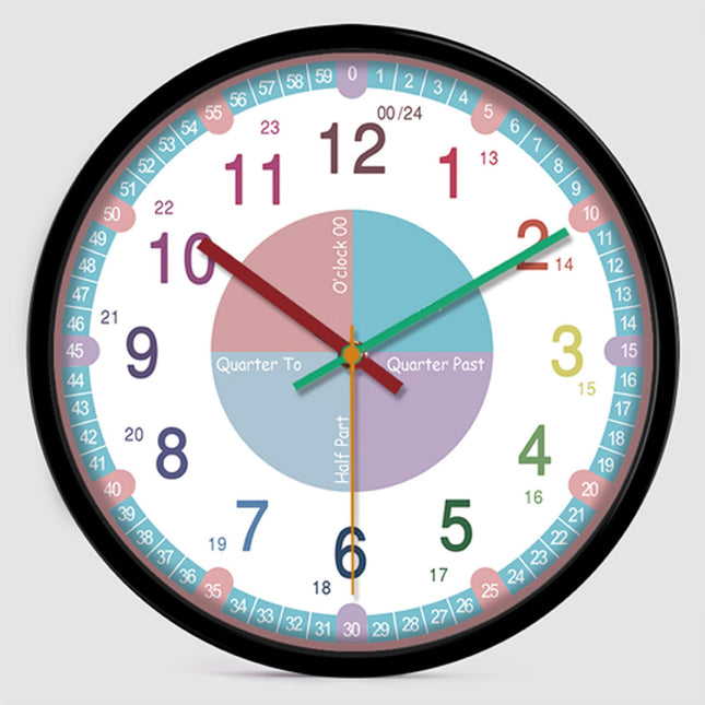 Reloj de pared educativo para niños