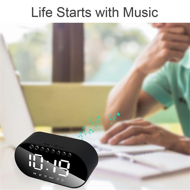 Reloj Despertador Digital con Espejo