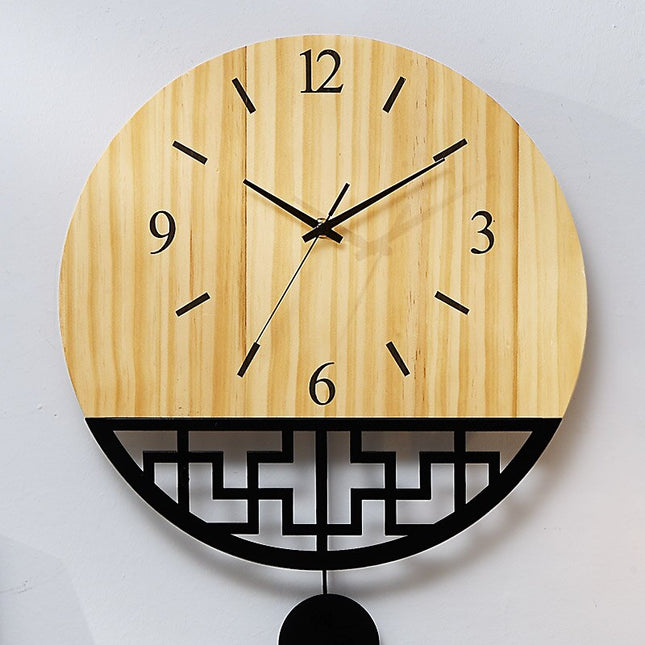 Reloj de pared madera diseño japonés