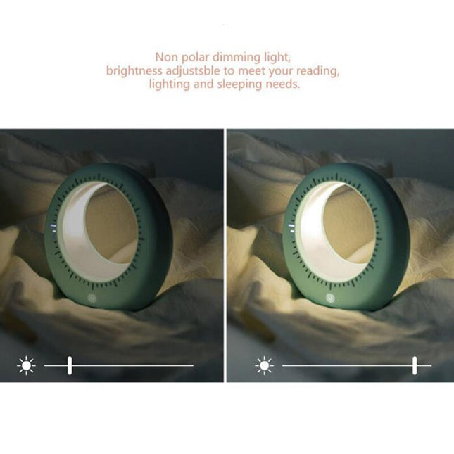 Despertador futurista con luz de noche