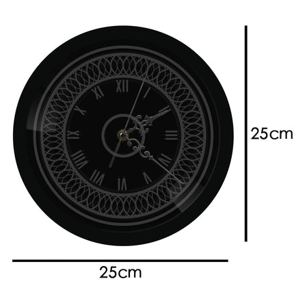 Reloj de pared LED decorativo clásico