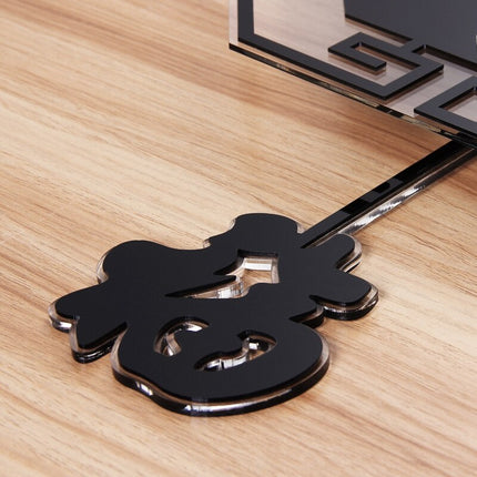 Reloj de pared octagonal diseño asiático