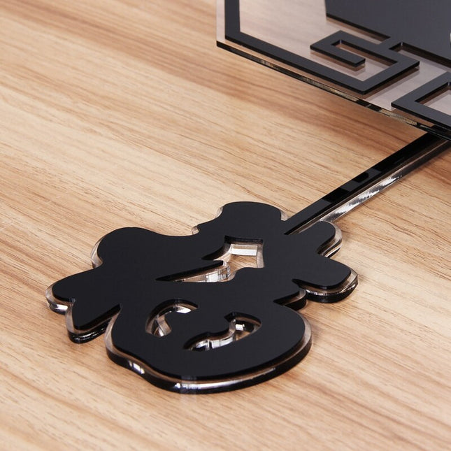 Reloj de pared octagonal diseño asiático