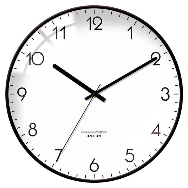 Reloj de pared nórdico cristal abombado