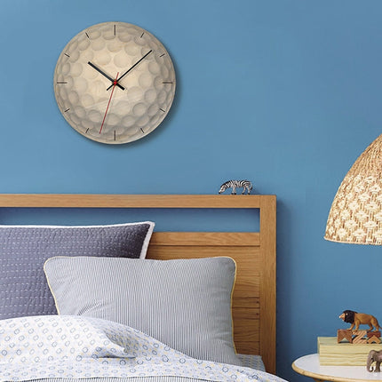 Reloj de pared madera balón fútbol