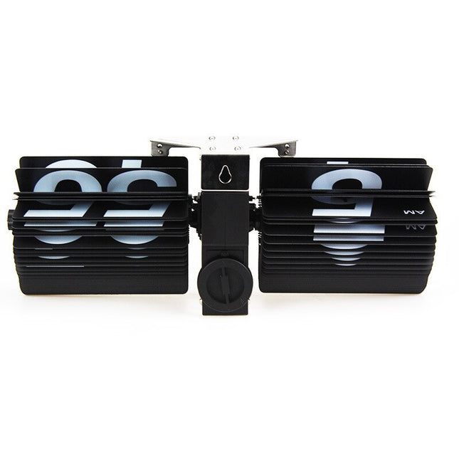 Reloj de mesa flip diseño metálico