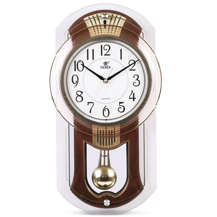 Reloj de pared de salón con péndulo