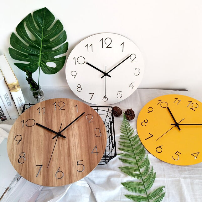 Reloj de pared redondo diseño moderno