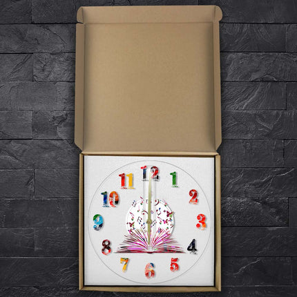 Reloj de pared LED acrílico musical