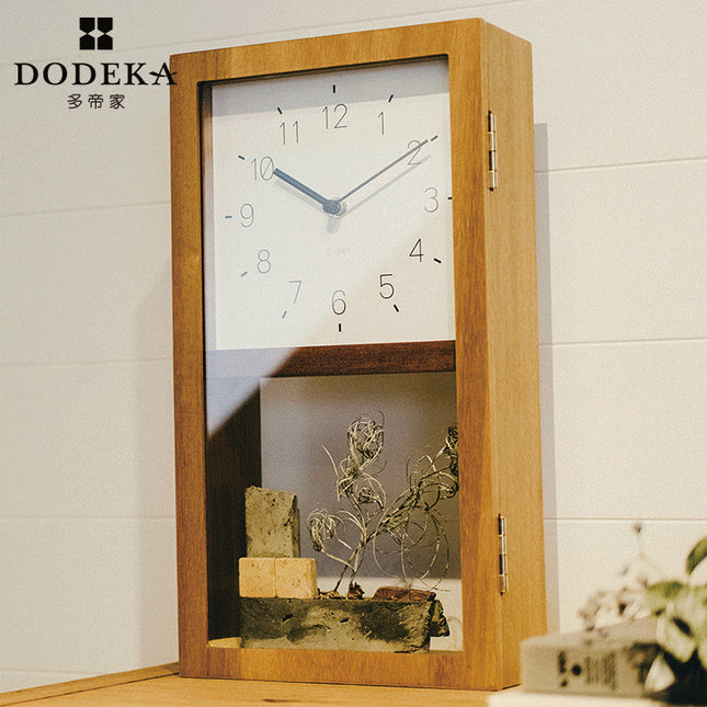 Reloj de sobremesa de madera péndulo