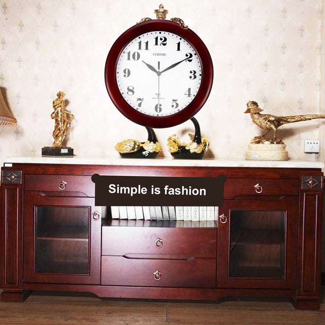 Reloj de pared de madera retro