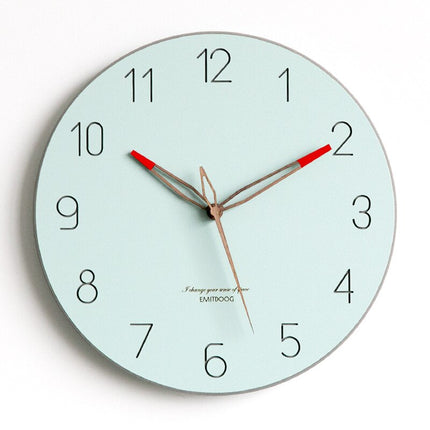 Reloj de pared moderno color pastel