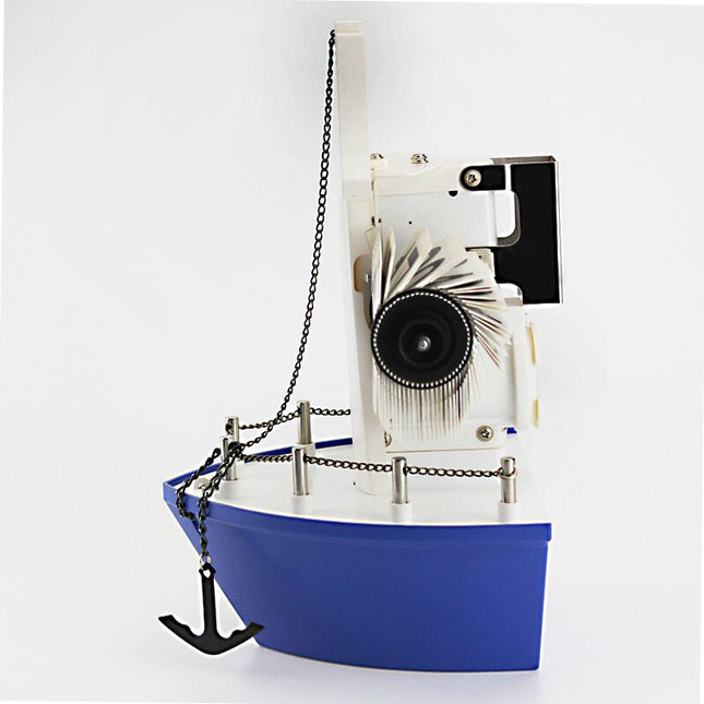 Reloj de mesa flip diseño barco