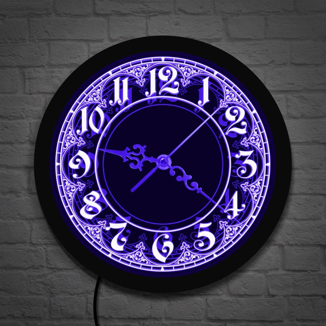 Reloj de pared LED estilo árabe ornamental