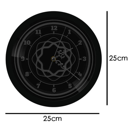 Reloj de pared LED diseño geométrico