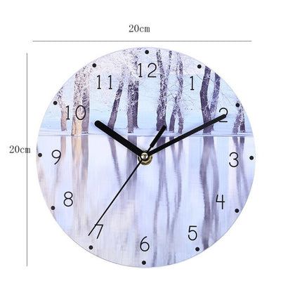 Reloj de pared con frases inspiradoras