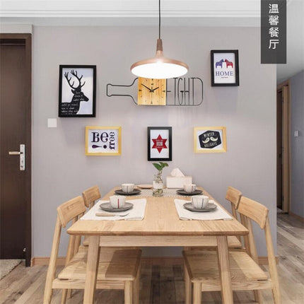 Reloj de pared diseño botella vino