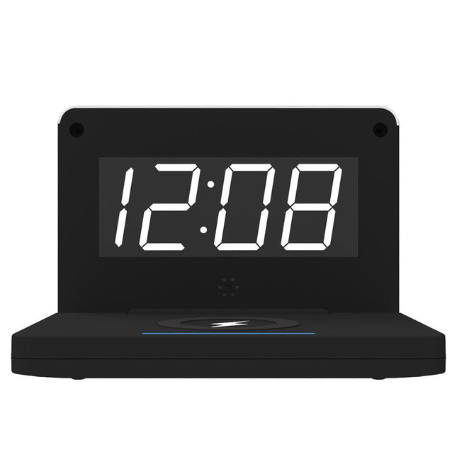 Despertador digital con cargador USB inalámbrico