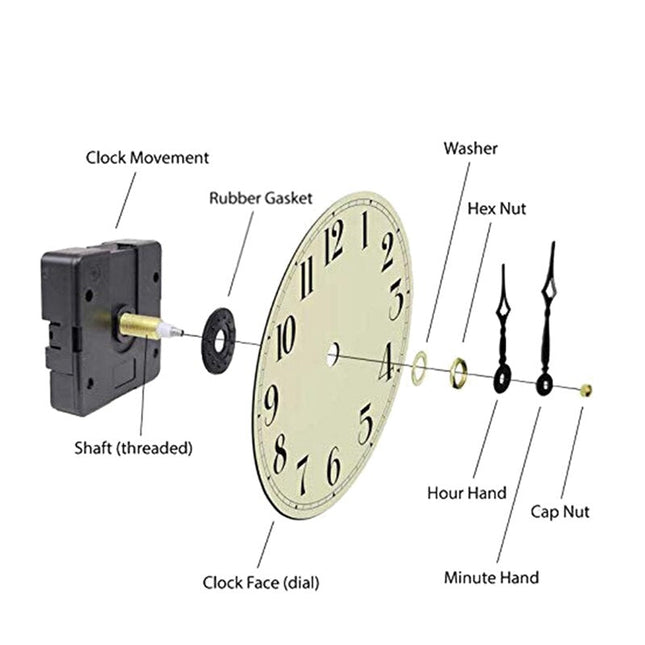 Reloj de pared industrial madera hierro