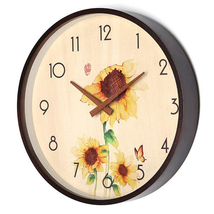 Reloj de pared madera diseño bambú