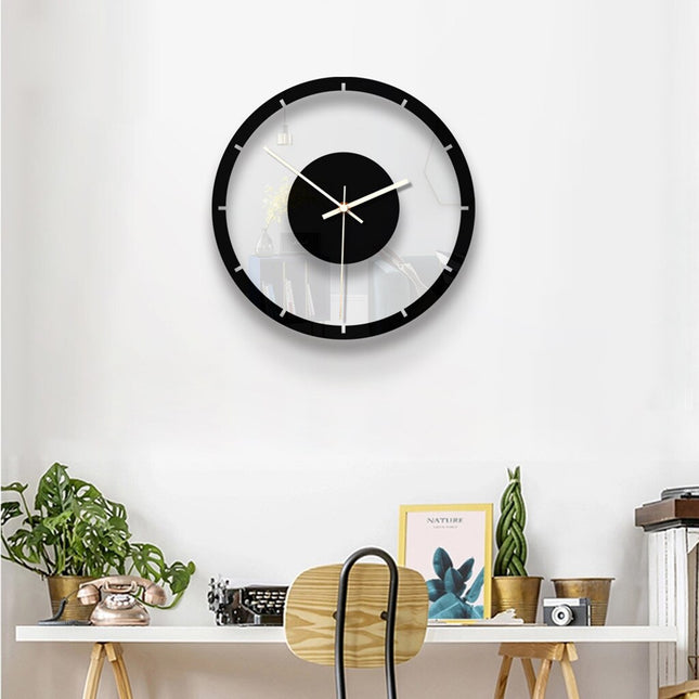 Reloj de pared moderno de acrílico
