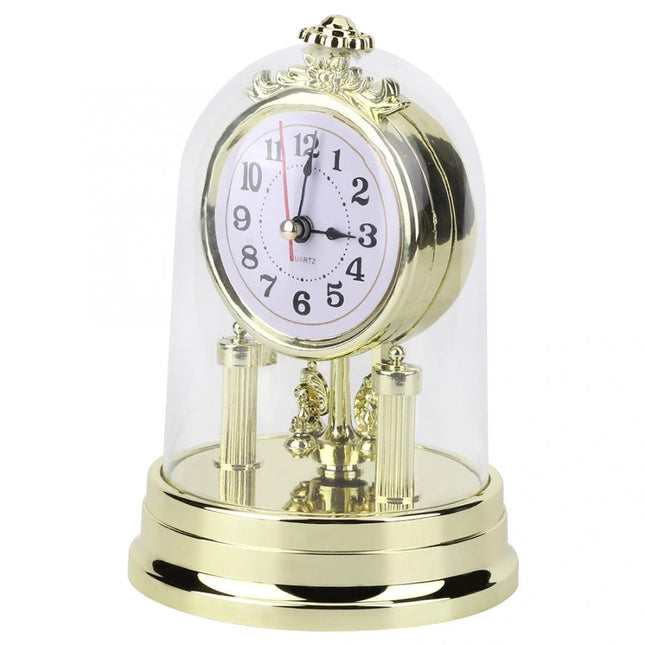 Reloj de sobremesa con cúpula cristal