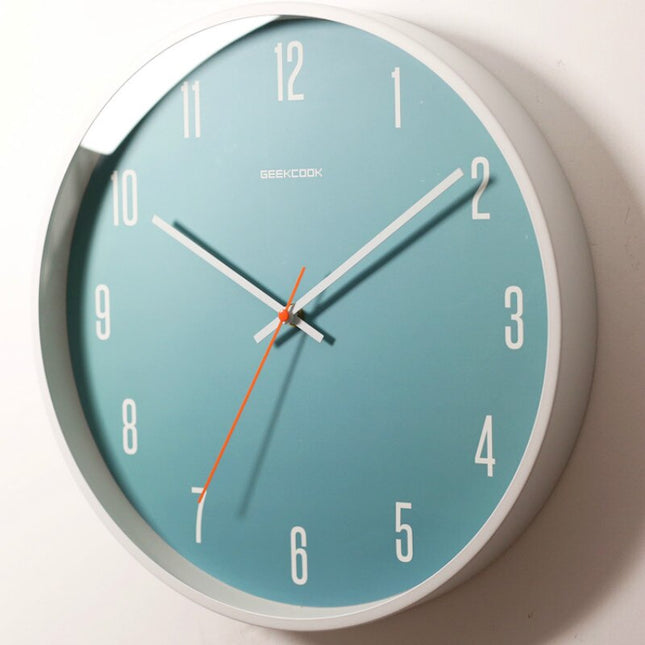 Reloj de pared nórdico moderno azul