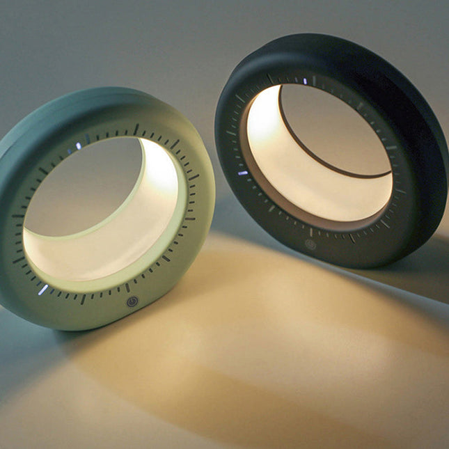 Despertador futurista con luz de noche