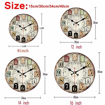 Reloj de pared redondo color rosa