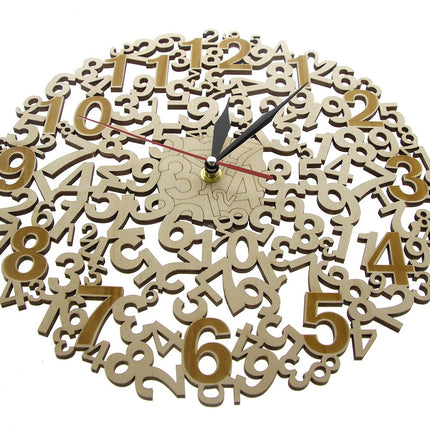 Reloj de pared original números flotantes