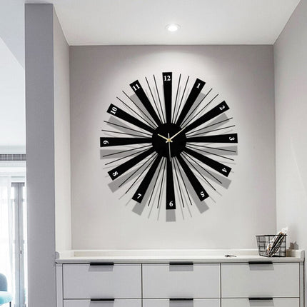 Reloj de pared con diseño de hélice