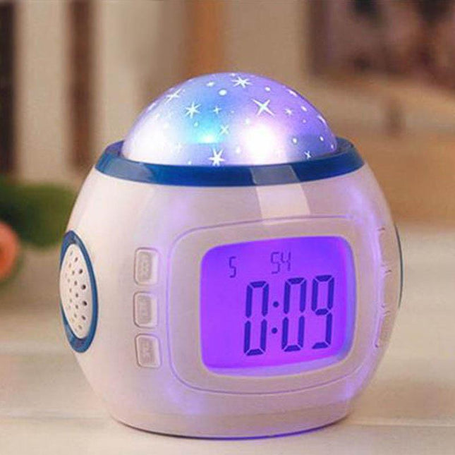 Despertador proyector de estrellas para niños