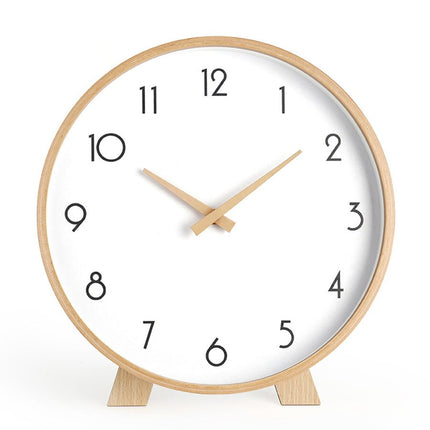 Reloj de sobremesa madera estilo nórdico