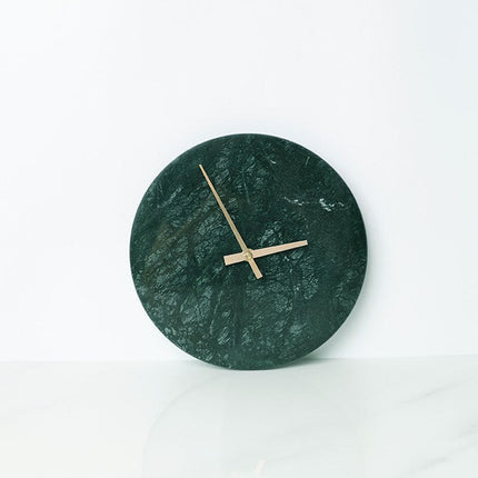 Reloj de pared mármol diseño minimalista