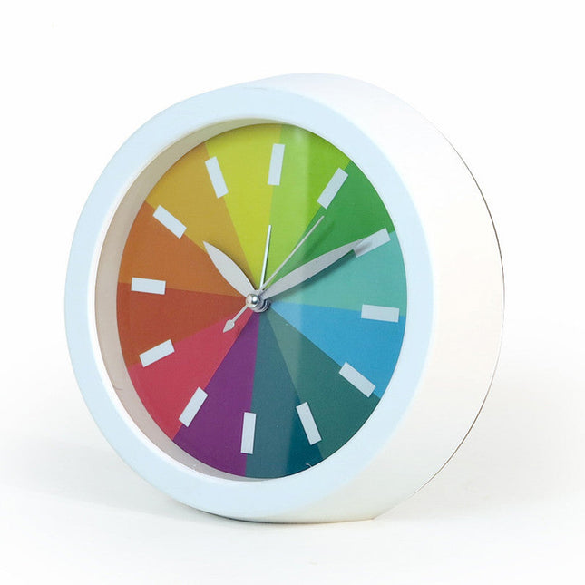 Reloj despertador infantil diseño arcoíris