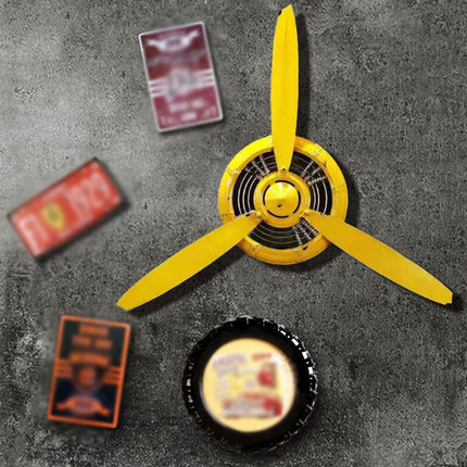 Reloj de pared diseño hélice avión