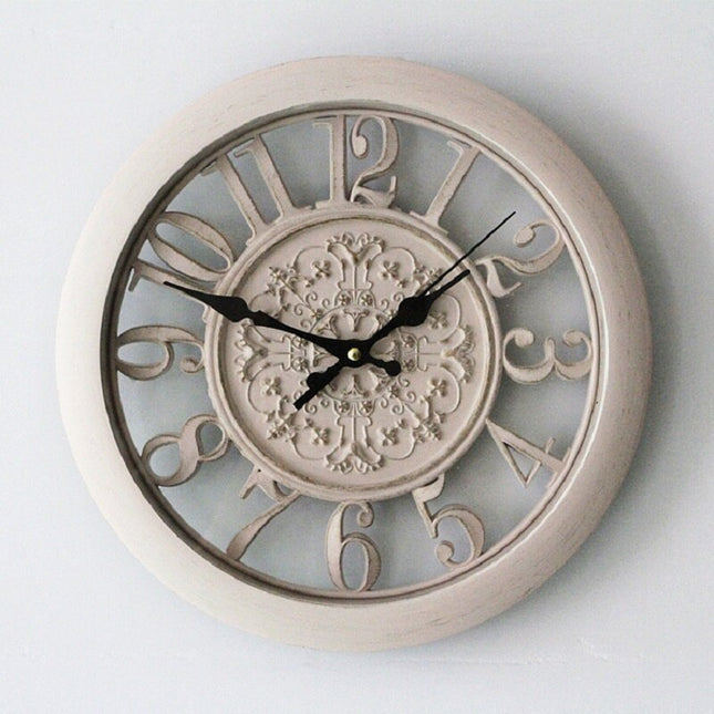 Reloj de pared industrial calado decorativo