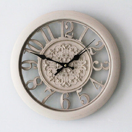 Reloj de pared industrial calado decorativo
