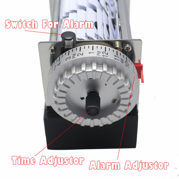 Reloj despertador flip con mecanismo