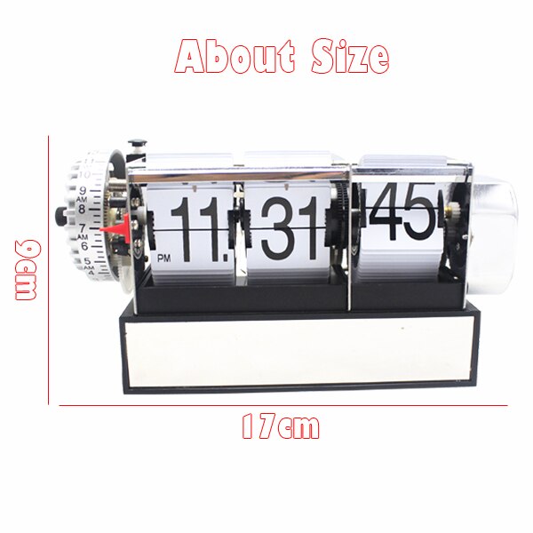 Reloj despertador flip con mecanismo