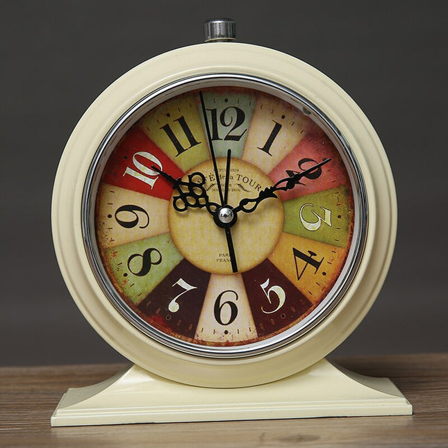 Reloj de sobremesa vintage Torre Eiffel