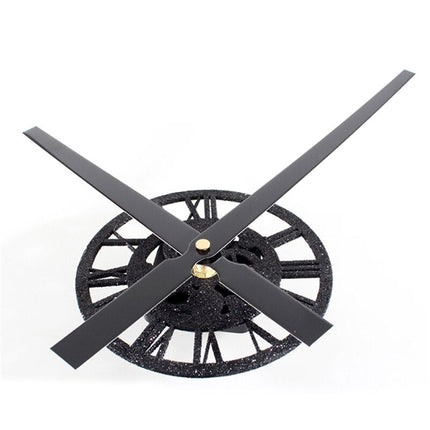 Reloj de pared negro manecillas hélice