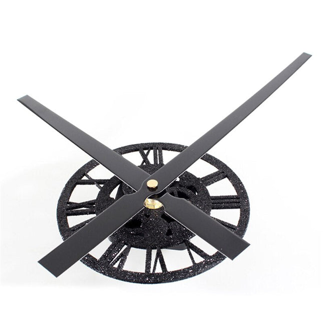 Reloj de pared negro manecillas hélice
