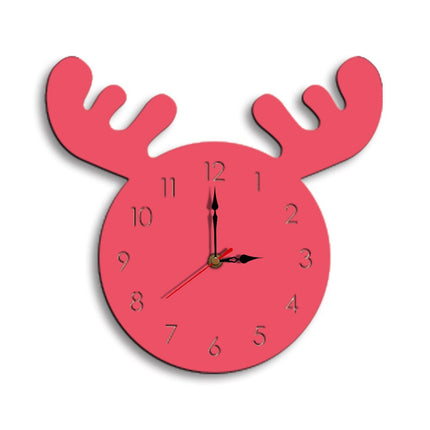 Reloj de pared infantil con cuernos