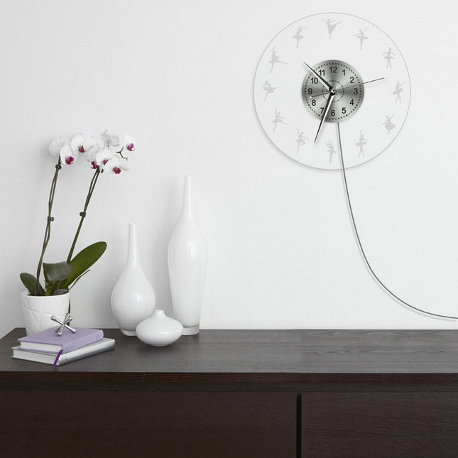 Reloj de pared LED con bailarinas