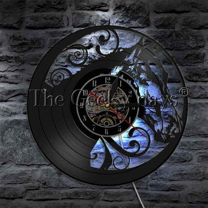 Reloj de vinilo antiguo diseño Caballo