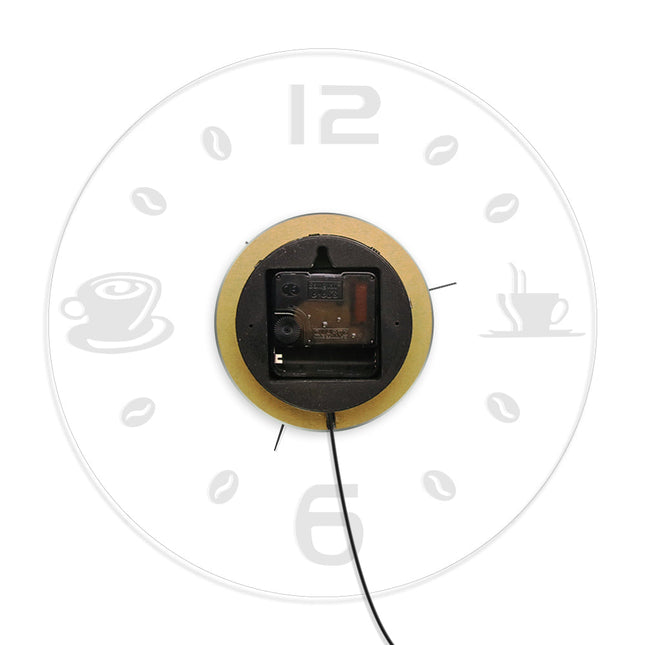 Reloj luminoso de pared para cafetería