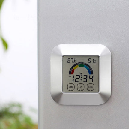 Reloj de sobremesa digital con termómetro